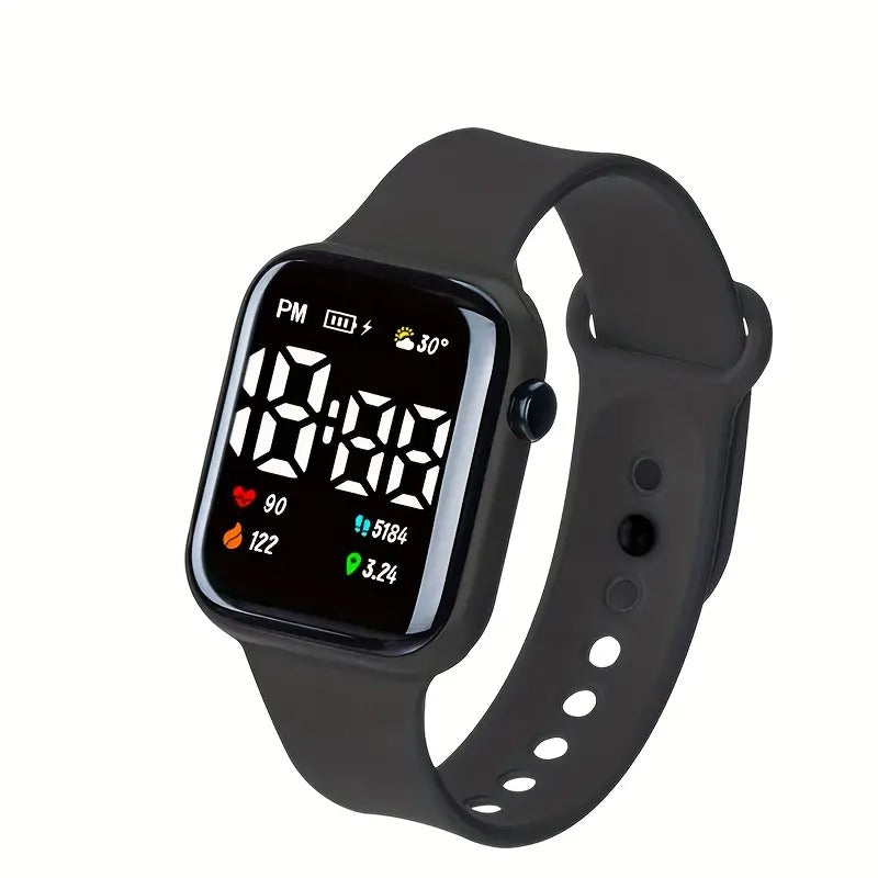 Fashionable and trendy square electronic watch