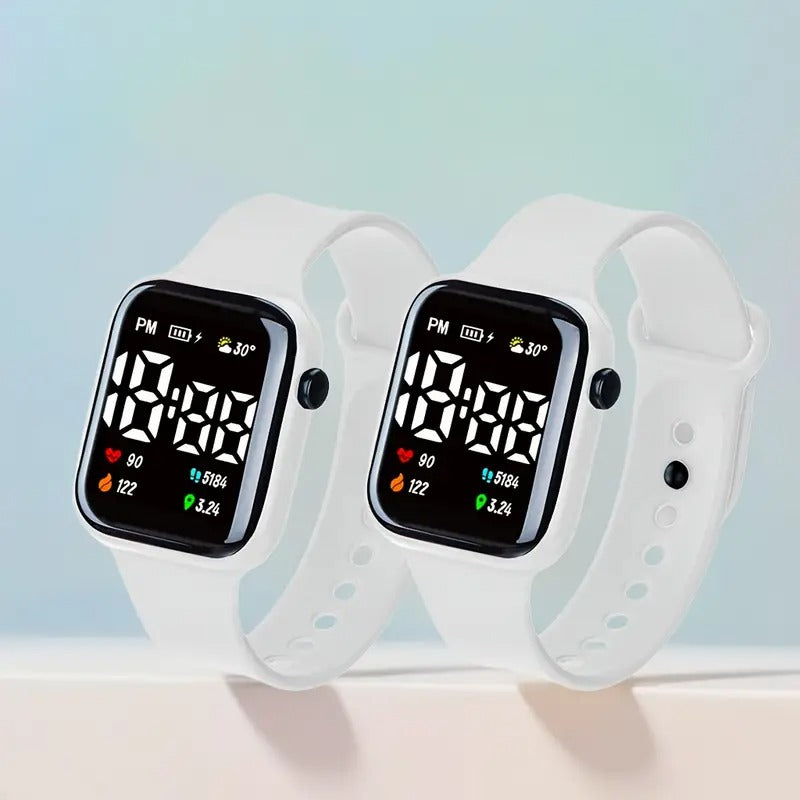 Fashionable and trendy square electronic watch