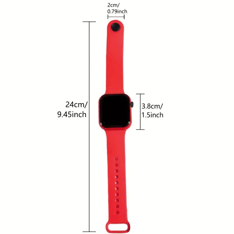 Fashionable and trendy square electronic watch
