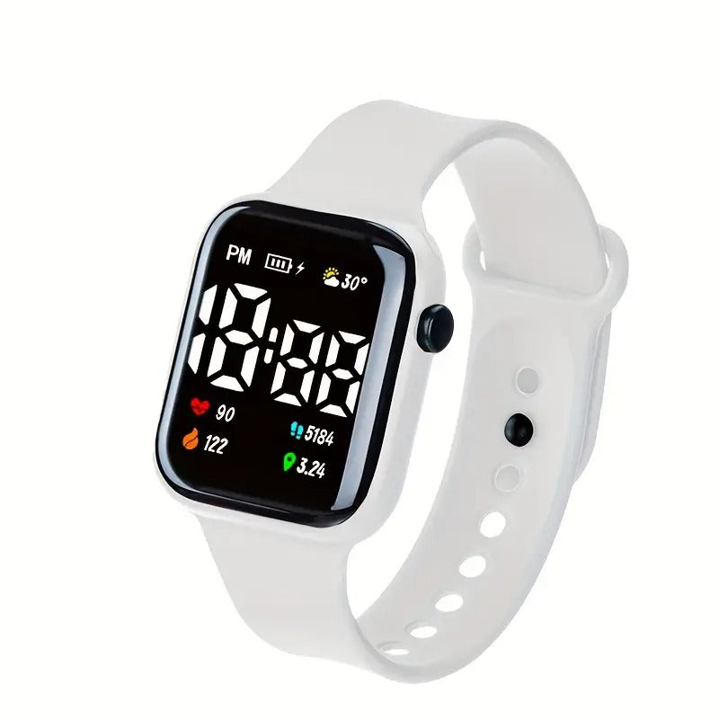 Fashionable and trendy square electronic watch