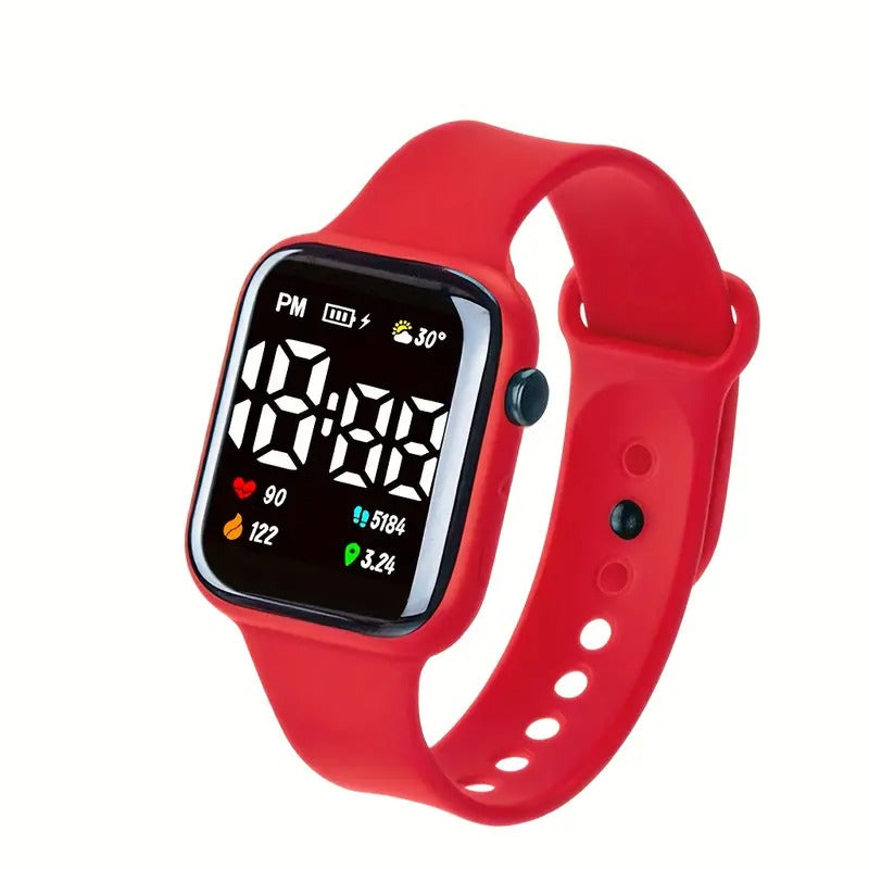 Fashionable and trendy square electronic watch