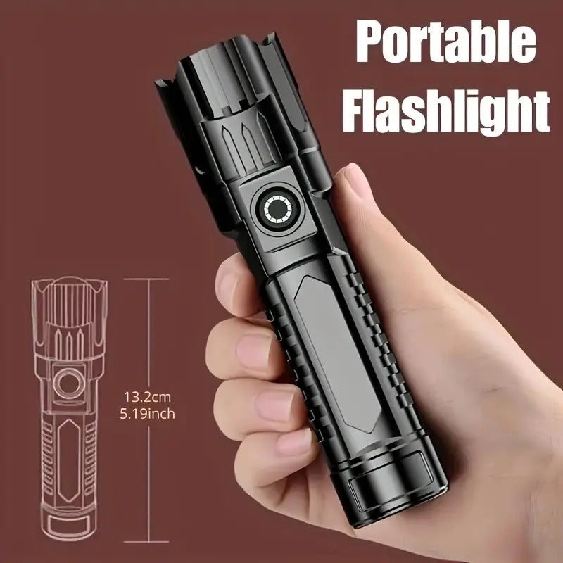 1pc LED Zoomable Flashlight