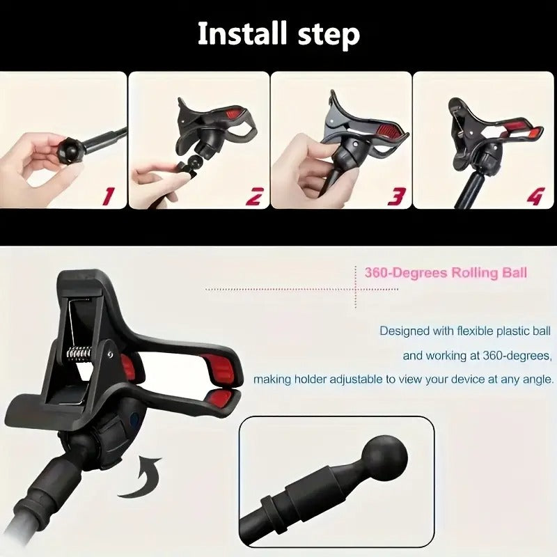360-Degree Adjustable Goose Neck Phone Holder -