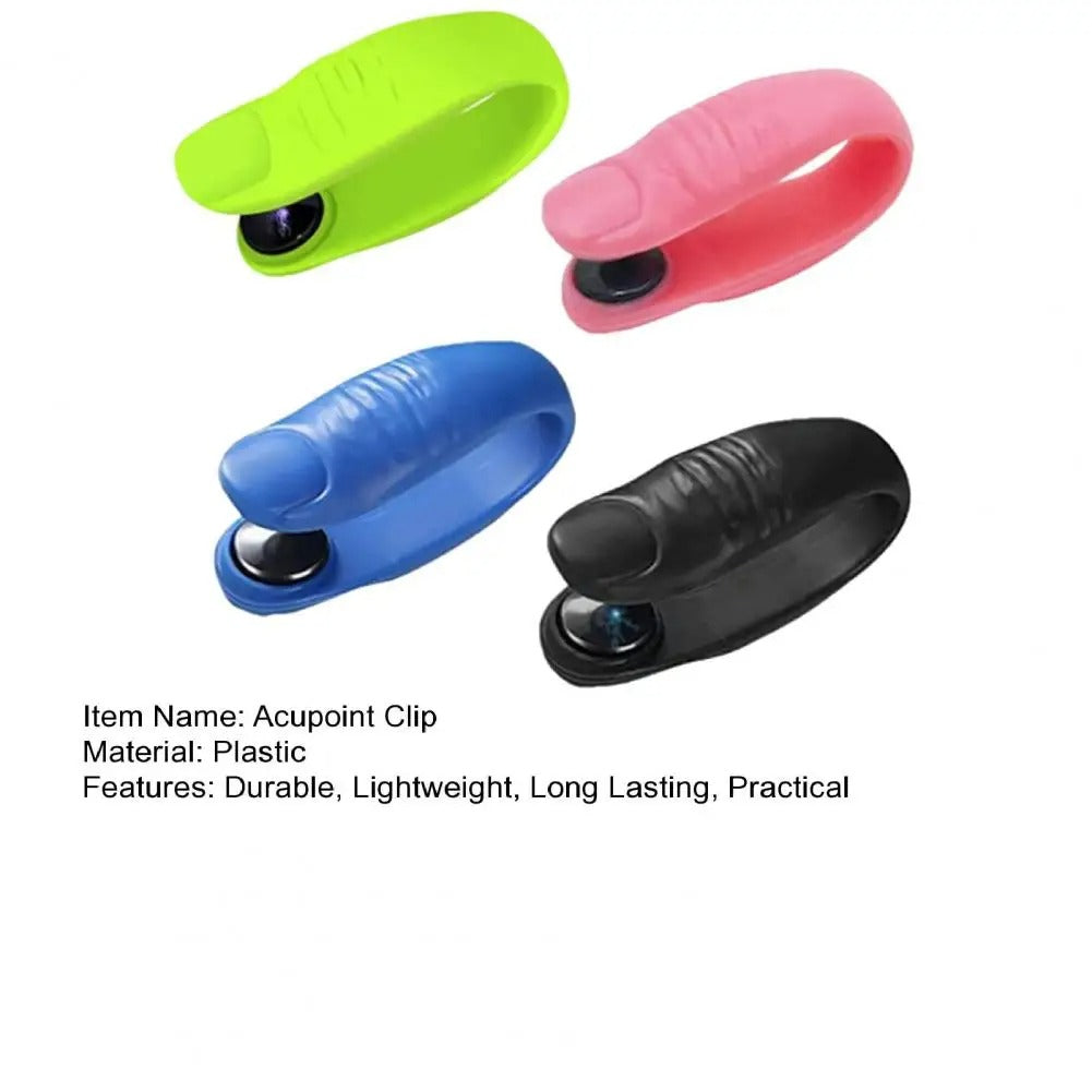 Headache Relief Hypoglycemic Acupoint Clips Clip-Hypoglycemia Acupoint Clip Sugar Control Pain Relief Compact Size Acupressure Point Clips