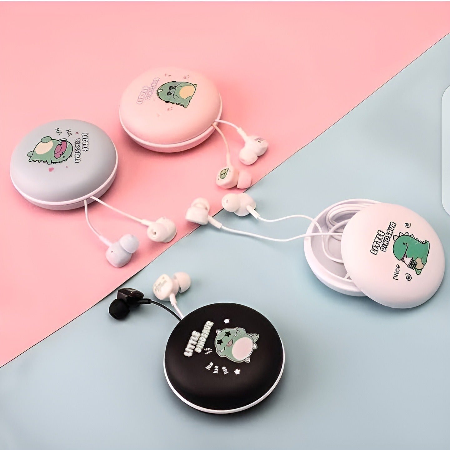 Handsfree flower deep bass Earphone Lightweight Wired Earbud Soft Ear tips / 3.5mm Jack