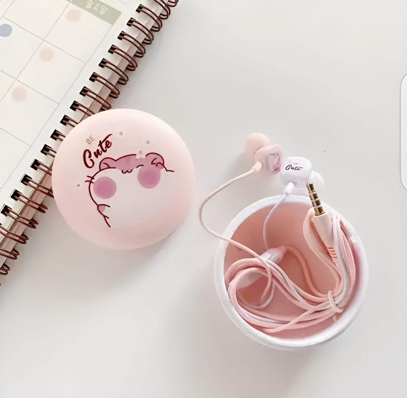Handsfree flower deep bass Earphone Lightweight Wired Earbud Soft Ear tips / 3.5mm Jack