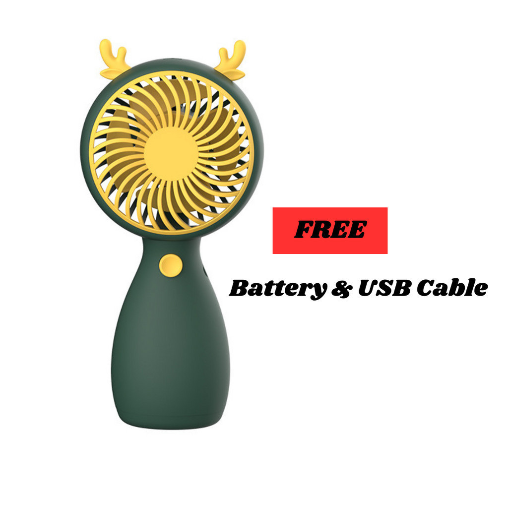 Mini Fan Quiet Operation Portable Energy-saving Lightweight USB Rechargeable Plastic Handheld Fan Multi-purpose Pocket Fan
