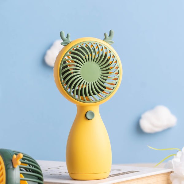 Mini Fan Quiet Operation Portable Energy-saving Lightweight USB Rechargeable Plastic Handheld Fan Multi-purpose Pocket Fan
