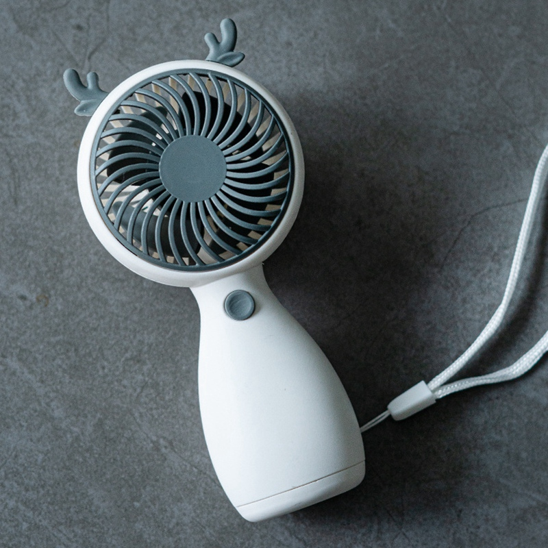 Mini Fan Quiet Operation Portable Energy-saving Lightweight USB Rechargeable Plastic Handheld Fan Multi-purpose Pocket Fan